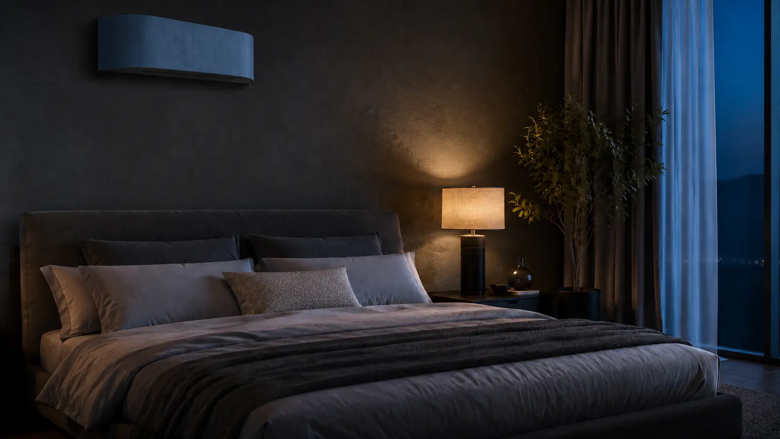 Toshiba HAORI providing quiet bedroom comfort